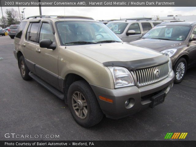 2003 Mercury Mountaineer Convenience AWD in Harvest Gold Metallic