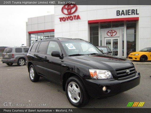 2005 Toyota Highlander Limited 4WD in Black