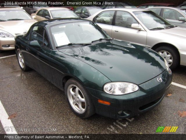 2001 Mazda MX-5 Miata Roadster in Emerald Green Mica