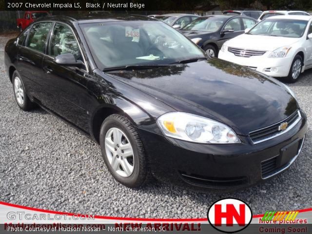2007 Chevrolet Impala LS in Black