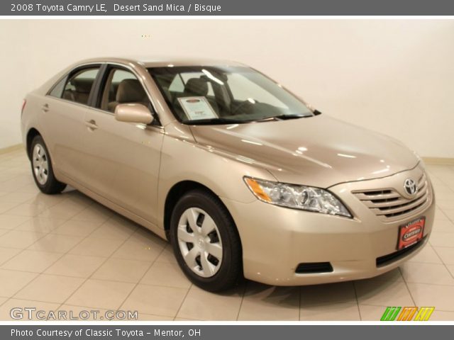 2008 Toyota Camry LE in Desert Sand Mica
