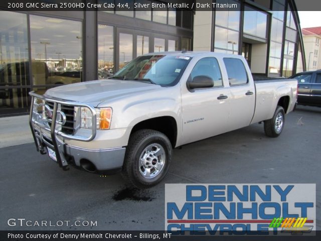 2008 GMC Sierra 2500HD Crew Cab 4x4 in Silver Birch Metallic