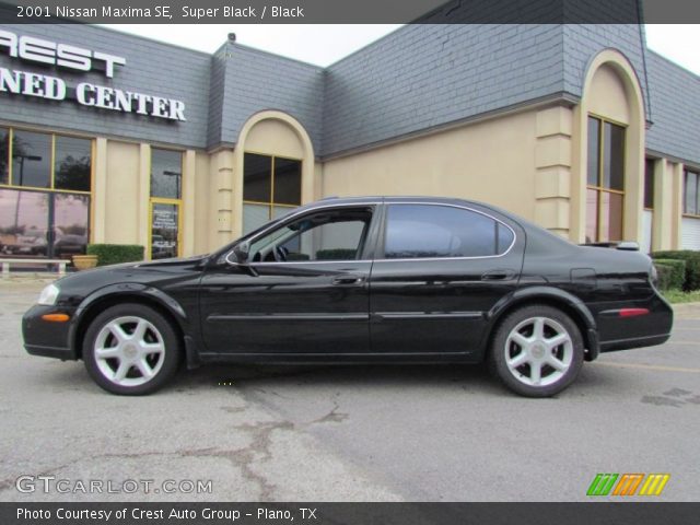 2001 Nissan Maxima SE in Super Black