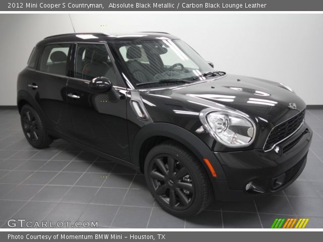 2012 Mini Cooper S Countryman in Absolute Black Metallic