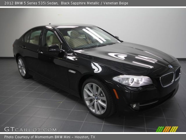 2012 BMW 5 Series 535i Sedan in Black Sapphire Metallic