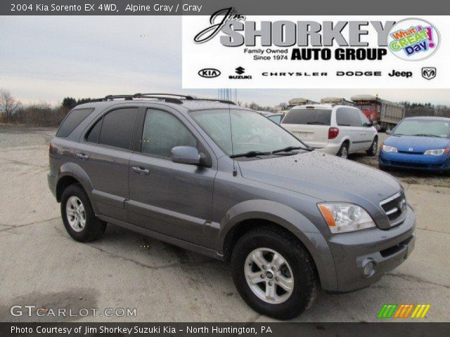 2004 Kia Sorento EX 4WD in Alpine Gray