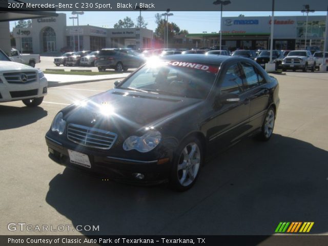 2007 Mercedes-Benz C 230 Sport in Black