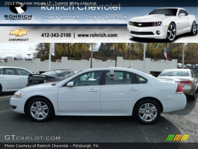 2011 Chevrolet Impala LT in Summit White