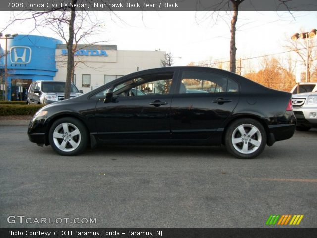 2008 Honda Civic EX Sedan in Nighthawk Black Pearl
