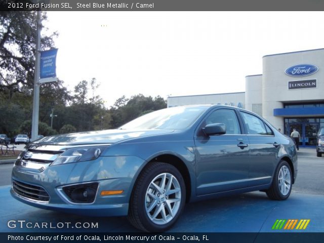 2012 Ford Fusion SEL in Steel Blue Metallic