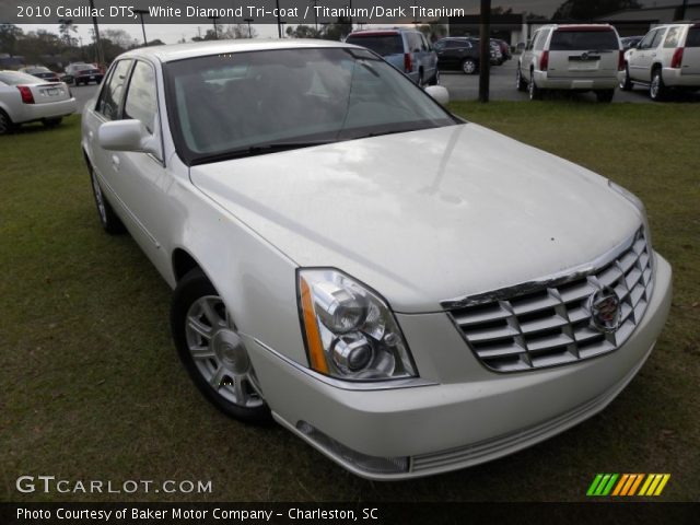 2010 Cadillac DTS  in White Diamond Tri-coat