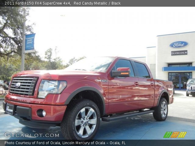 2011 Ford F150 FX4 SuperCrew 4x4 in Red Candy Metallic