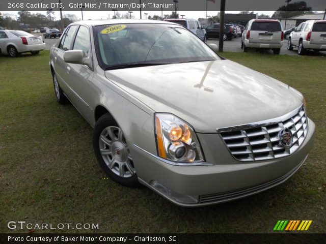 2008 Cadillac DTS  in Gold Mist