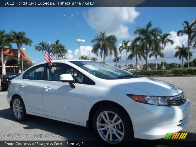 2012 Honda Civic LX Sedan in Taffeta White