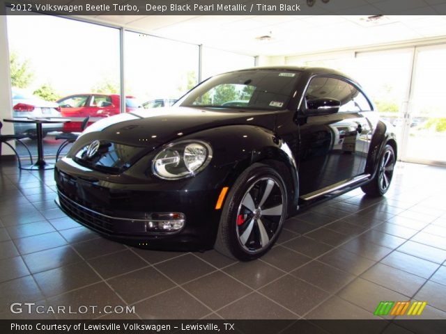 2012 Volkswagen Beetle Turbo in Deep Black Pearl Metallic