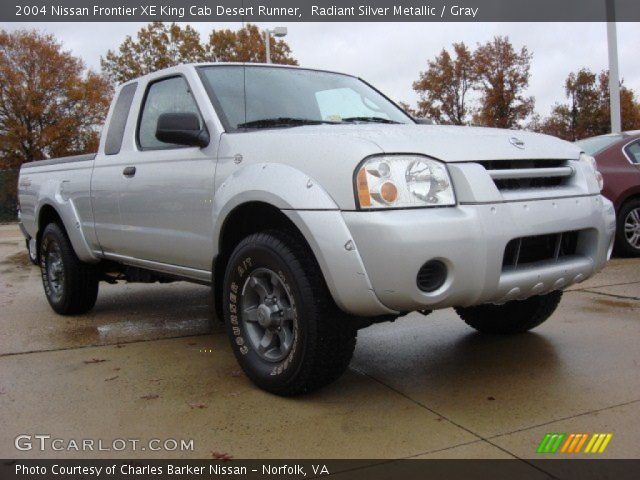 2004 Nissan Frontier XE King Cab Desert Runner in Radiant Silver Metallic