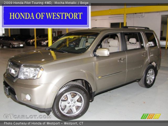 2009 Honda Pilot Touring 4WD in Mocha Metallic