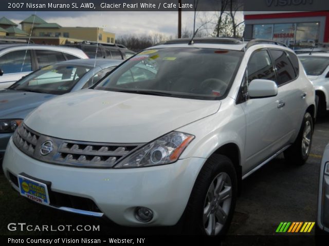 2007 Nissan Murano SL AWD in Glacier Pearl White