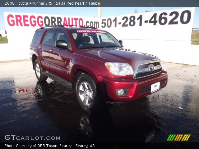 2008 Toyota 4Runner SR5 in Salsa Red Pearl