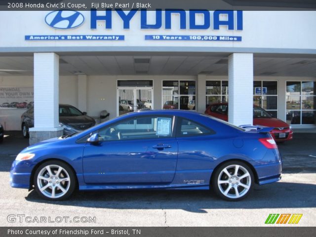 2008 Honda Civic Si Coupe in Fiji Blue Pearl