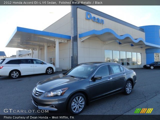 2012 Honda Accord EX-L V6 Sedan in Polished Metal Metallic