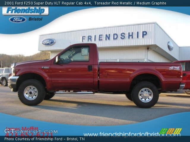 2001 Ford F250 Super Duty XLT Regular Cab 4x4 in Toreador Red Metallic