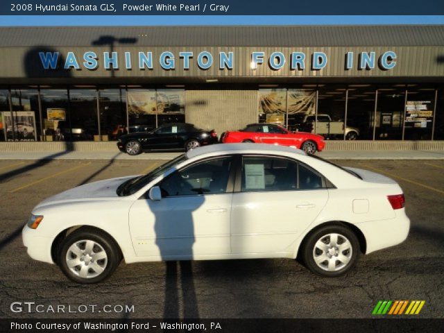 2008 Hyundai Sonata GLS in Powder White Pearl