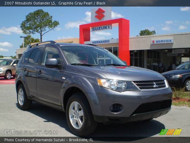 2007 Mitsubishi Outlander LS in Graphite Gray Pearl