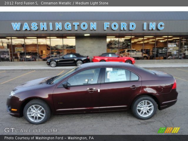 2012 Ford Fusion S in Cinnamon Metallic