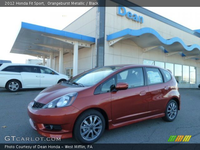 2012 Honda Fit Sport in Orangeburst Metallic