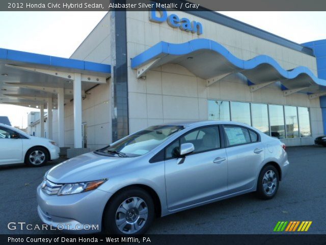 2012 Honda Civic Hybrid Sedan in Alabaster Silver Metallic