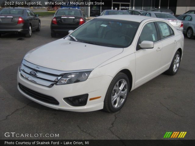 2012 Ford Fusion SE in White Suede