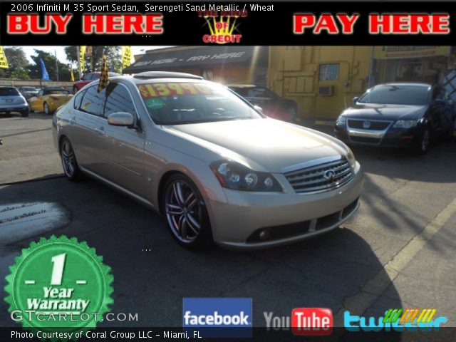2006 Infiniti M 35 Sport Sedan in Serengeti Sand Metallic