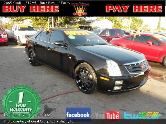 2005 Cadillac STS V6 in Black Raven