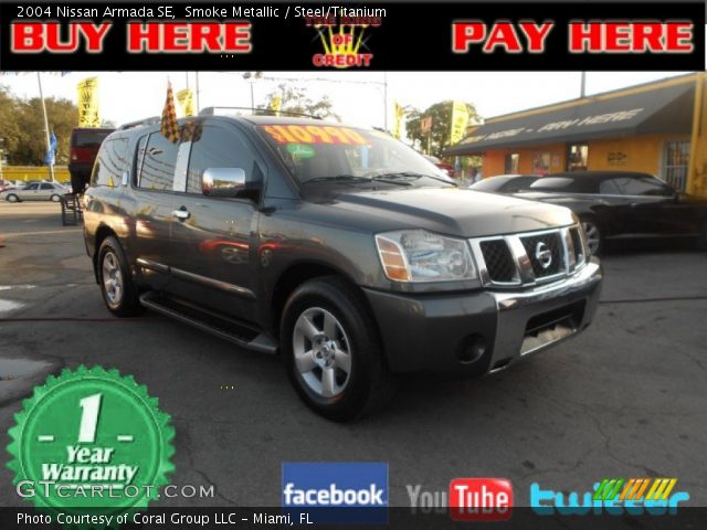 2004 Nissan Armada SE in Smoke Metallic