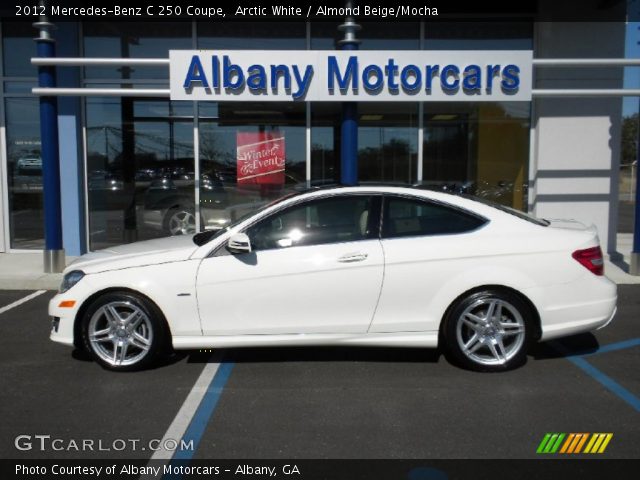2012 Mercedes-Benz C 250 Coupe in Arctic White