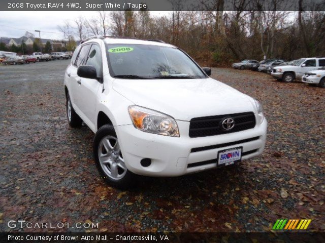 2008 Toyota RAV4 4WD in Super White