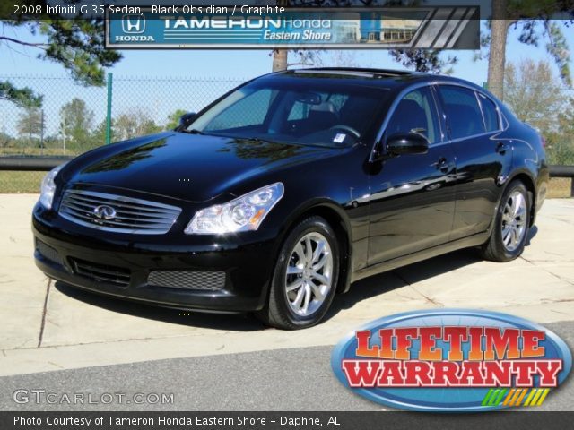 2008 Infiniti G 35 Sedan in Black Obsidian