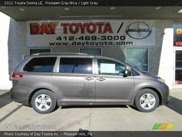 2012 Toyota Sienna LE in Predawn Gray Mica
