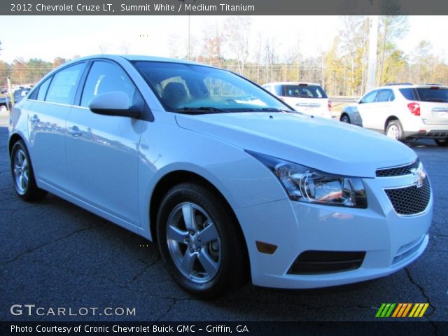 2012 Chevrolet Cruze LT in Summit White