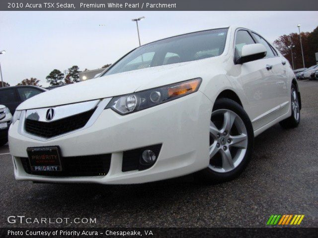 2010 Acura TSX Sedan in Premium White Pearl