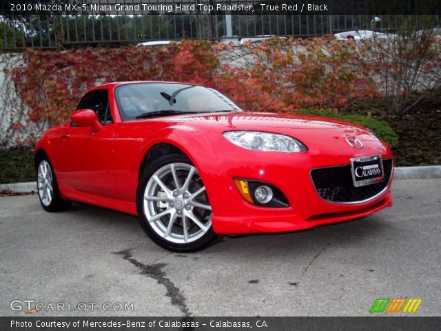 2010 Mazda MX-5 Miata Grand Touring Hard Top Roadster in True Red