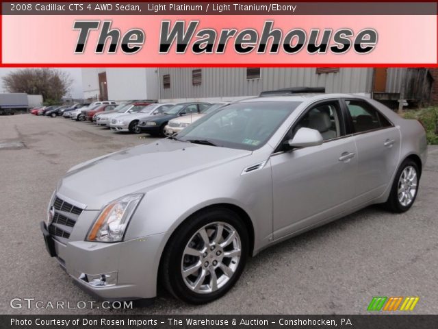 2008 Cadillac CTS 4 AWD Sedan in Light Platinum