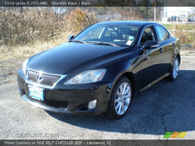 2009 Lexus IS 250 AWD in Obsidian Black