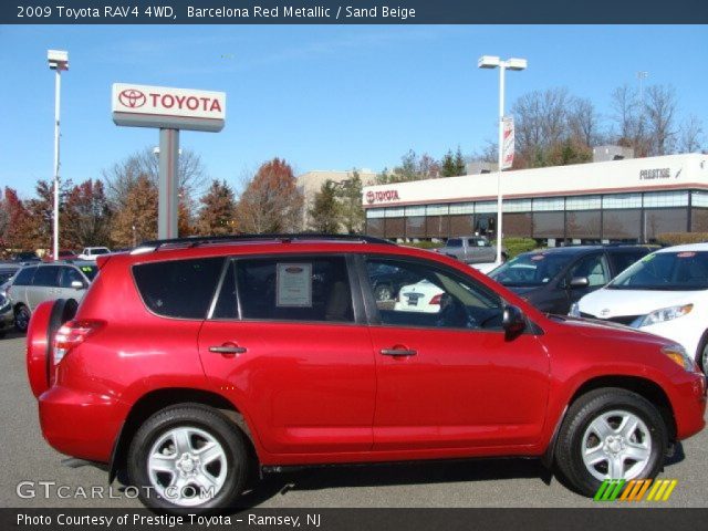 2009 Toyota RAV4 4WD in Barcelona Red Metallic