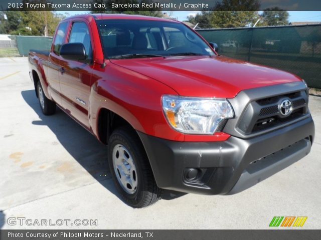 2012 Toyota Tacoma Access Cab in Barcelona Red Metallic