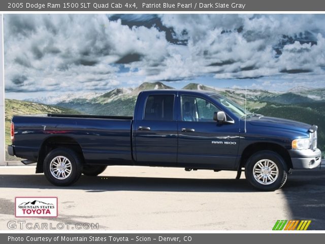 2005 Dodge Ram 1500 SLT Quad Cab 4x4 in Patriot Blue Pearl