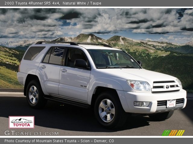2003 Toyota 4Runner SR5 4x4 in Natural White