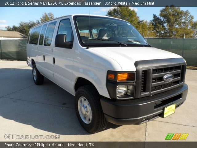 2012 Ford E Series Van E350 XL Extended Passenger in Oxford White