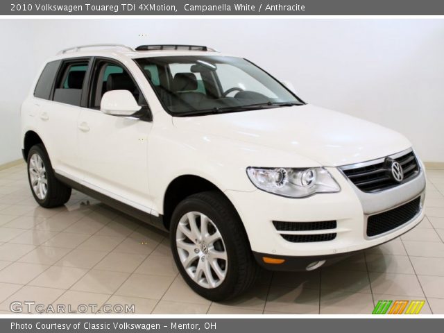 2010 Volkswagen Touareg TDI 4XMotion in Campanella White